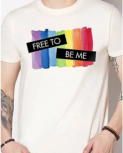 Cheapest ๐ Rainbow Free To Be Me Pride T ๐ Shirt ๐ 4 Cheapest ๐ Rainbow Free To Be Me Pride T ๐ Shirt ๐ - Image 2