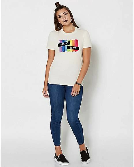 Cheapest ๐ Rainbow Free To Be Me Pride T ๐ Shirt ๐ 8 Cheapest ๐ Rainbow Free To Be Me Pride T ๐ Shirt ๐ - Image 6