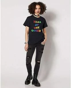 Promo 🎉 Year of the Queer Pride T 👚 Shirt ❤️ -EASY Come EASY GO-shop 07620040 f