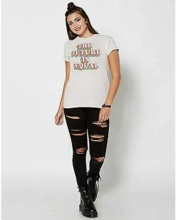 Discount 🔔 The Future is Equal Pride T 👚 Shirt ⭐ -EASY Come EASY GO-shop 07620164 f