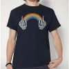 Best Pirce 🤩 Middle Finger Rainbow Pride T 👚 Shirt 💯 -EASY Come EASY GO-shop 07621071 a