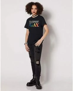 New 🎁 I'll Come Out Pride T 👚 Shirt 🔔 -EASY Come EASY GO-shop 07621493 f