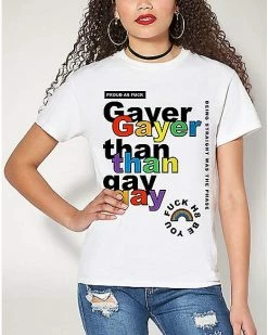Wholesale 👏 Gayer Than Gay Pride T 👚 Shirt 🔔 13 Wholesale 👏 Gayer Than Gay Pride T 👚 Shirt 🔔 -EASY Come EASY GO-shop 07621733 e