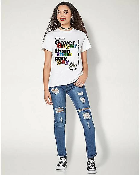 Wholesale 👏 Gayer Than Gay Pride T 👚 Shirt 🔔 8 Wholesale 👏 Gayer Than Gay Pride T 👚 Shirt 🔔 - Image 6