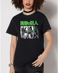 Cheapest 🛒 Green Eyes T 👚 Shirt - Attack on Titan 🎁 -EASY Come EASY GO-shop 07626252 e