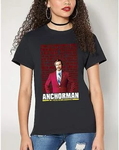 Best Pirce 👏 Ron Burgundy Quotes T 👚 Shirt - Anchorman 😀 -EASY Come EASY GO-shop 07626443 e