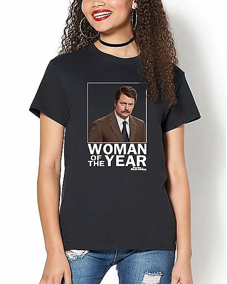 Flash Sale ๐งจ Woman of the Year Ron Swanson T ๐ Shirt - Parks and Recreation ๐งจ 7 Flash Sale ๐งจ Woman of the Year Ron Swanson T ๐ Shirt - Parks and Recreation ๐งจ - Image 5
