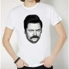 Coupon 👍 Head Ron Swanson T 👚 Shirt - Parks and Recreation 😀
