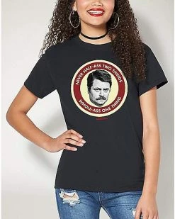 Best Sale 🧨 Whole-Ass One Thing Ron Swanson T 👚 Shirt - Parks and Recreation ❤️ -EASY Come EASY GO-shop 07626732 e