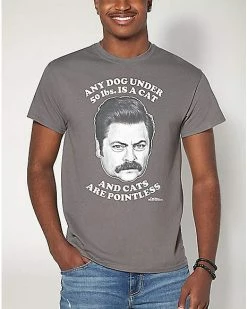 Brand new โ๏ธ Dog Under 50 Pounds Ron Swanson T ๐ Shirt - Parks and Recreation ๐ฅ