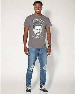 Brand new ✔️ Dog Under 50 Pounds Ron Swanson T 👚 Shirt - Parks and Recreation 🔥 11 Brand new ✔️ Dog Under 50 Pounds Ron Swanson T 👚 Shirt - Parks and Recreation 🔥 -EASY Come EASY GO-shop 07626799 c