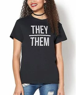 Top 10 🤩 They Them Pronouns T 👕 Shirt 😉 -EASY Come EASY GO-shop 07629439 e