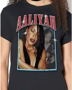 Coupon 😉 Vintage Mix Aaliyah T 👚 Shirt ⌛ -EASY Come EASY GO-shop 07630841 b