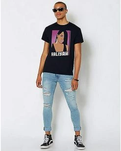 Outlet 🌟 Illustration Aaliyah T 👕 Shirt 😉 -EASY Come EASY GO-shop 07630965 f