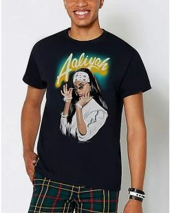 Deals ✨ Airbrush Aaliyah T 👚 Shirt 🎁 -EASY Come EASY GO-shop 07631021 e