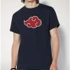 Promo 💯 Naruto Akatsuki Symbol T 👕 Shirt - Naruto Shippuden ⌛ -EASY Come EASY GO-shop 07631807 a