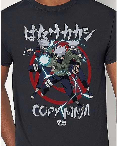 Outlet ⭐ Naruto Copy Ninja T 👚 Shirt - Naruto Shippuden 👏 4 Outlet ⭐ Naruto Copy Ninja T 👚 Shirt - Naruto Shippuden 👏 - Image 2