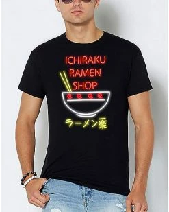 Brand new ❤️ Neon Sign Ichiraku Ramen Shop T 👕 Shirt - Naruto Shippuden 😍