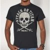 Discount 🔔 Skull Swords T 👕 Shirt - Attack on Titan 😀 -EASY Come EASY GO-shop 07632466 a