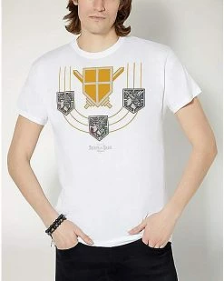 Discount 🎉 Coronation Crest T 👚 Shirt - Attack on Titan 👏