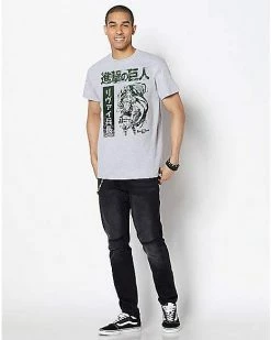 Deals ⭐ Levi Gradient T 👚 Shirt - Attack on Titan 🔥 -EASY Come EASY GO-shop 07632763 c