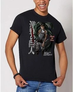 Coupon 💯 Levi Logo T 👕 Shirt - Attack on Titan 🎁