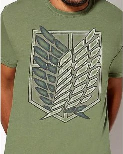 Deals 😀 Scout Symbol T 👕 Shirt - Attack on Titan 🤩 -EASY Come EASY GO-shop 07633183 b