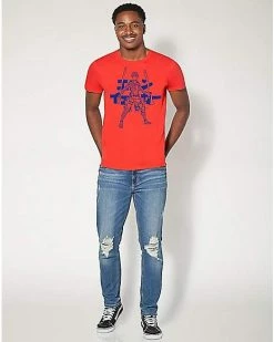 Budget 🤩 Red Eren Jaeger T 👚 Shirt - Attack on Titan 🎉 -EASY Come EASY GO-shop 07633308 c