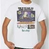 Discount 🧨 Retro Story Train T 👕 Shirt - Rick and Morty 🌟