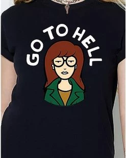 Brand new ⭐ Go to Hell T 👕 Shirt - Daria 🤩 -EASY Come EASY GO-shop 07659154 b