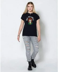 Brand new ⭐ Go to Hell T 👕 Shirt - Daria 🤩 -EASY Come EASY GO-shop 07659154 c