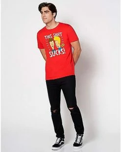 Best reviews of 🔥 This 👕 Shirt Sucks T 👕 Shirt - Beavis and Butt-Head 👍 -EASY Come EASY GO-shop 07659816 c