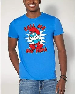 Wholesale 🌟 Big Papa T 👚 Shirt - The Smurfs 👍