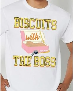 New 💯 Biscuits with the Boss T 👕 Shirt - Ted Lasso ⌛ -EASY Come EASY GO-shop 07660590 b