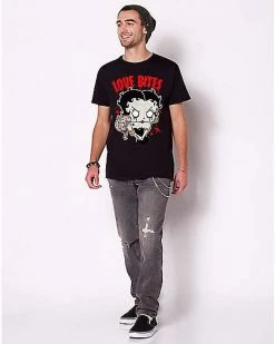 New ❤️ Love Bites T 👚 Shirt 🎉 -EASY Come EASY GO-shop 07662612 f