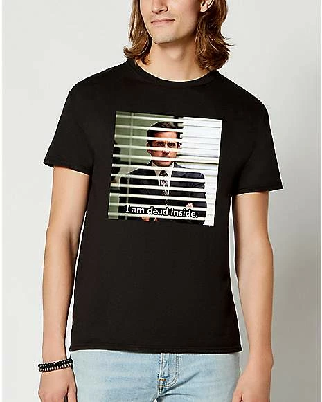 Promo โญ Dead Inside T ๐ Shirt - The Office โ 3 Promo โญ Dead Inside T ๐ Shirt - The Office โ