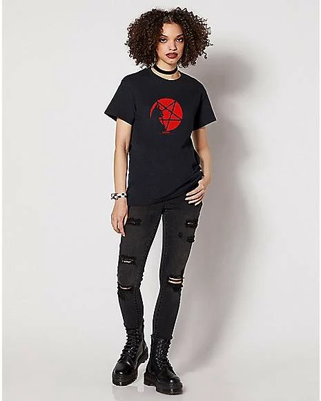Cheapest 😍 Salem Pentagram T 👚 Shirt - Chilling Adventures of Sabrina 🤩 5 Cheapest 😍 Salem Pentagram T 👚 Shirt - Chilling Adventures of Sabrina 🤩 - Image 3