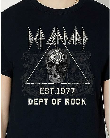 Hot Sale 👏 Skull Def Leppard T 👚 Shirt ⭐ 4 Hot Sale 👏 Skull Def Leppard T 👚 Shirt ⭐ - Image 2