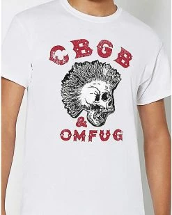 Cheapest 🎁 Mohawk Skull CBGB T 👚 Shirt 💯 -EASY Come EASY GO-shop 07670052 b
