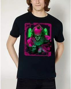 Best Pirce 🥰 Pennywise with Stained Glass T 👕 Shirt - It 😍