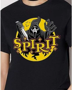 Coupon 👏 Ghost Face Spirit 🧛 Halloween Logo T 👚 Shirt 🎁 -EASY Come EASY GO-shop 07677362 f