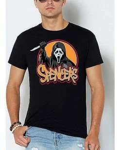 Cheapest 😍 Ghost Face Spencer's Logo T 👚 Shirt 👏