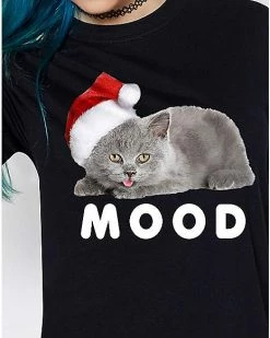 Best Sale 😀 Santa Kitten T 👚 Shirt ✔️ -EASY Come EASY GO-shop 07690688 f