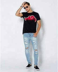 Cheap 👏 Akatsuki T 👚 Shirt - Naruto 👏 -EASY Come EASY GO-shop 07690753 c