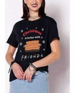 Outlet 🔥 Christmas Is Better With Friends T 👕 Shirt - Friends ✔️ -EASY Come EASY GO-shop 07690860 e