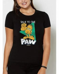 Wholesale 🧨 Garfield Talk To The Paw T 👕 Shirt 🤩 -EASY Come EASY GO-shop 07691322 e