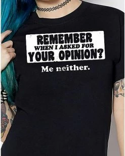 Best Sale ✨ Did I Ask For Your Opinion T 👕 Shirt 🥰 -EASY Come EASY GO-shop 07691595 f