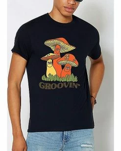 Discount ๐ Groovin' Mushrooms T ๐ Shirt ๐