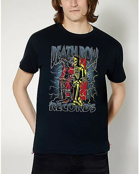 Budget π Death Row Records Lightning Logo T π Shirt π 3 Budget π Death Row Records Lightning Logo T π Shirt π