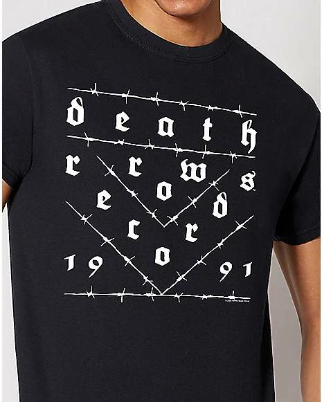 Promo β Barbed Wire Death Row Records T π Shirt π 4 Promo β Barbed Wire Death Row Records T π Shirt π - Image 2